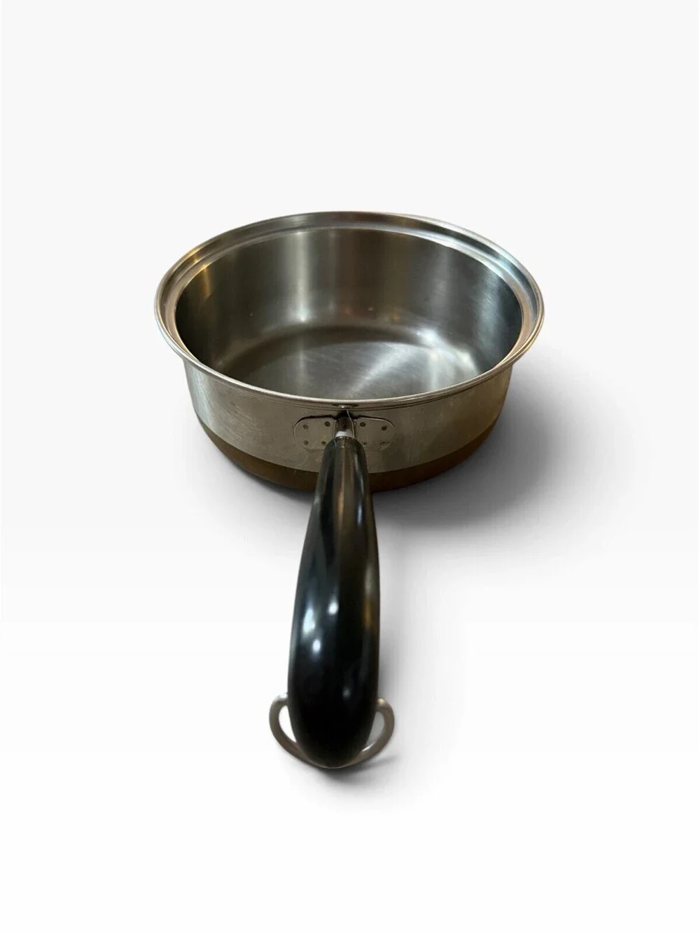 Revere Ware 1 Qt Stainless Steel Copper Bottom Saucepan Long Handle